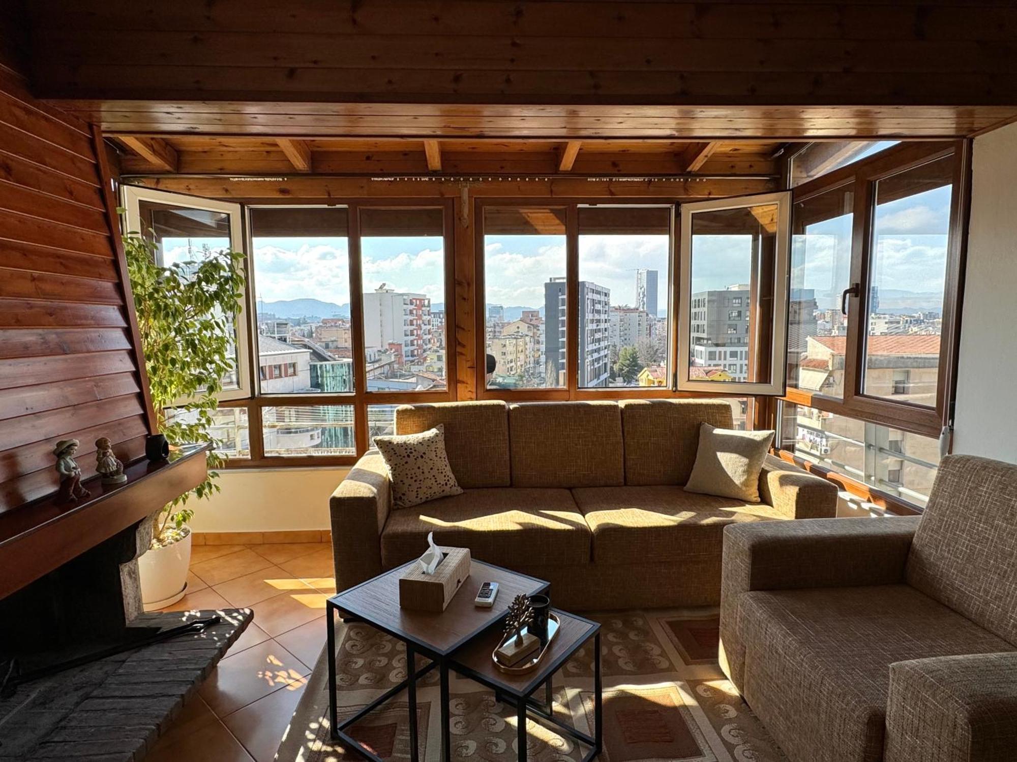 Skyview Oasis Premium Apartment Tiranë Luaran gambar